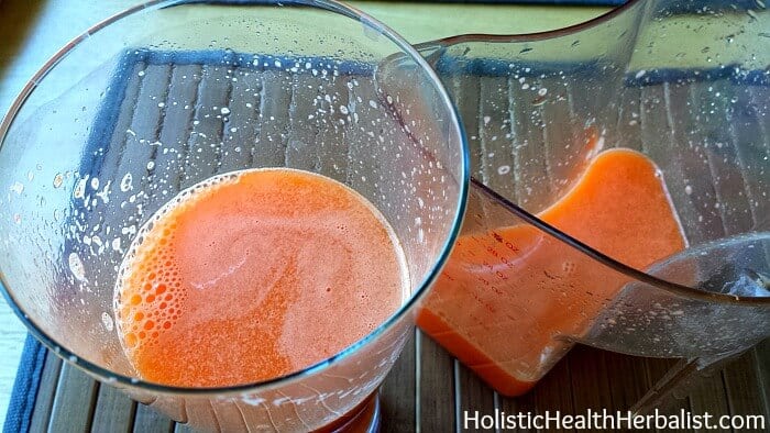 how to make orange carrot juice