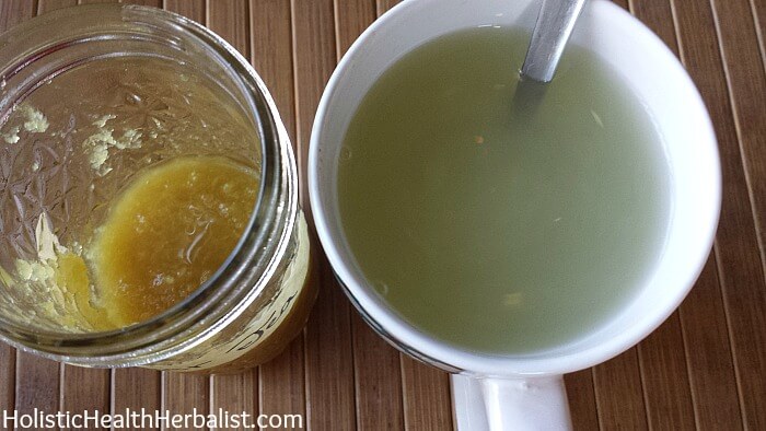 ginger tea for colds and flu