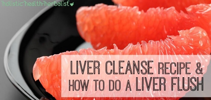 Liver cleanse recipe and liver flush recipe